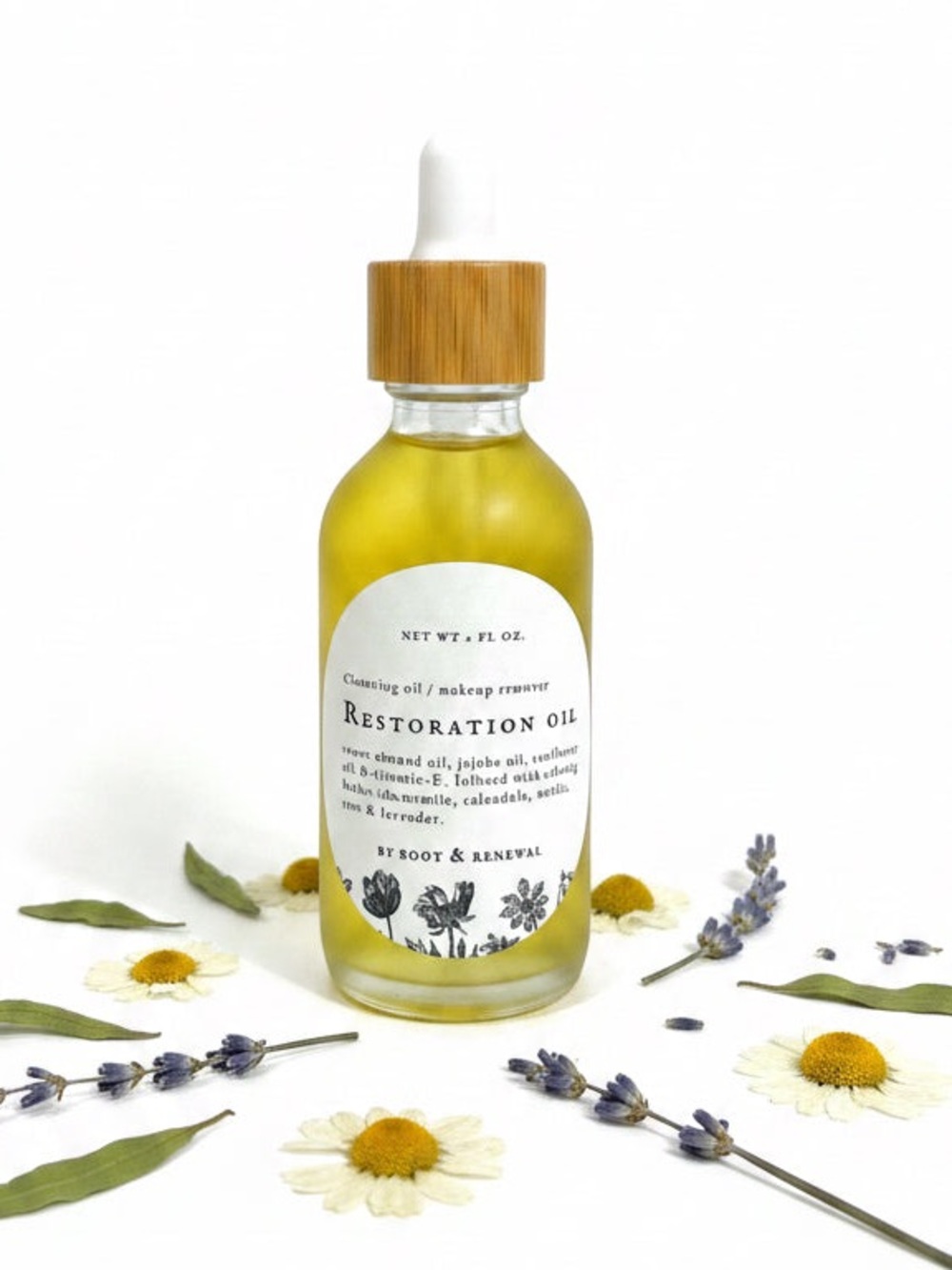 Herbal Cleansing Oil / Makeup Remover for Sensitive Skin